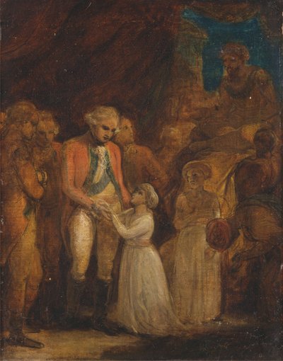 I Due Figli di Tipu Sahib, Sultano di Mysore, Consegnati come Ostaggi al Generale Cornwallis da Robert Smirke