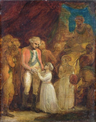 I due figli di Tipu Sahib, sultano di Mysore, consegnati come ostaggi al generale Cornwallis, c.1792 da Robert Smirke