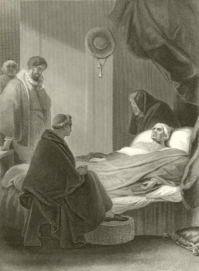 La morte del Cardinale Wolsey da Robert Smirke