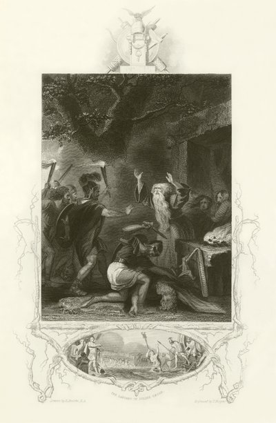 Il massacro dei druidi da Robert Smirke