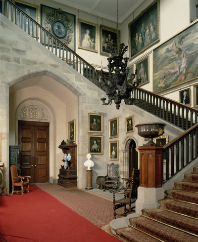 Vista della scala da Robert Smirke