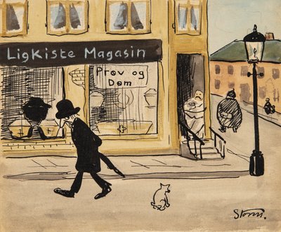 Magazzino di bare da Robert Storm Petersen