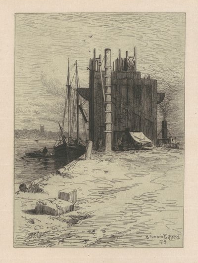 Depositi di carbone a New Bedford da Robert Swain Gifford