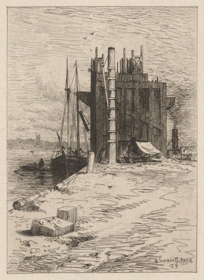 Depositi di carbone a New Bedford da Robert Swain Gifford