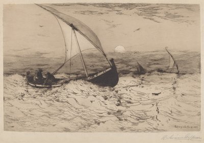 Barche da pesca napoletane che tornano a casa da Robert Swain Gifford