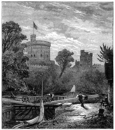 Vecchia chiusa di Windsor, 1880 da Robert Taylor Pritchett