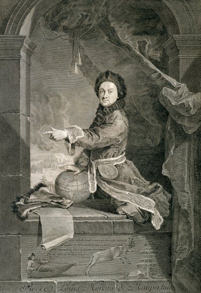 Ritratto di Pierre Louis Moreau de Maupertuis da Robert Tournieres