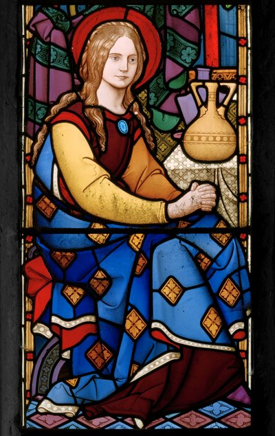 Finestra orientale (dettaglio), Cristo a casa di Marta e Maria, 1863 da Robert Turnill Bayne