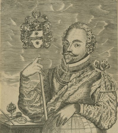 Ritratto di Sir Francis Drake, 1628 da Robert Vaughan