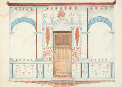 Disegno di restauro da Robert W.R. Taylor