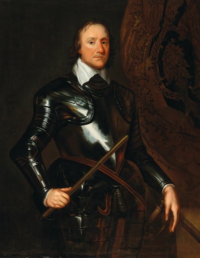 Ritratto di Oliver Cromwell 1599-1698 da Robert Walker