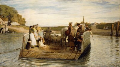 Il traghetto, 1881 da Robert Walker Macbeth