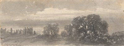 Paesaggio - Alberi da Robert Walter Weir