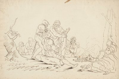 Scena dopo Salvator Rosa da Robert Walter Weir