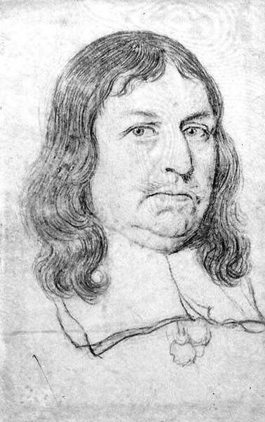 Ritratto maschile, possibilmente di Oliver Cromwell (1599-1658) da Robert White