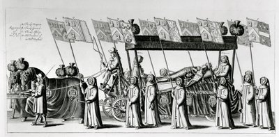 Funerale di stato di George Monck, 1º duca di Albemarle, 1671 da Robert White