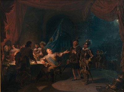 Gustavo II Adolfo di Svezia a Würzburg da Robert Wilhelm Ekman
