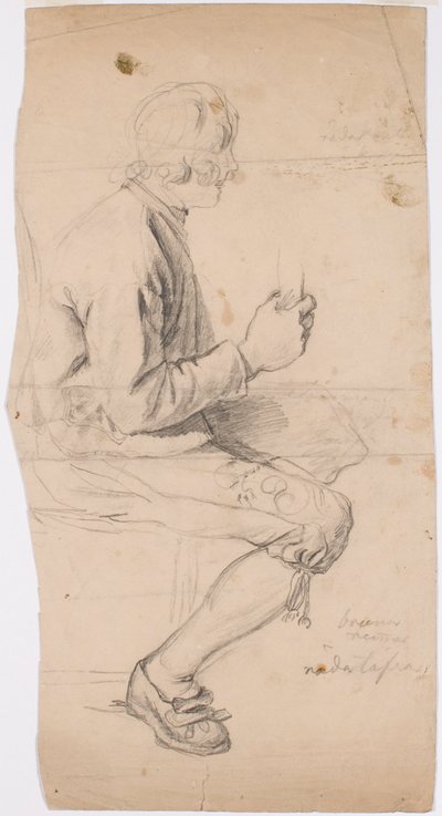 Giovane seduto in costume da Taala da Robert Wilhelm Ekman