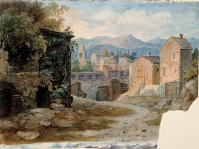 Città di montagna italiana da Robert Wilhelm Ekman