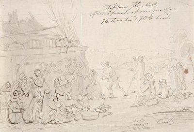 Scena nel cortile di una fattoria da Robert Wilhelm Ekman