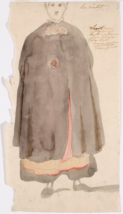 Contadina in piedi da Robert Wilhelm Ekman