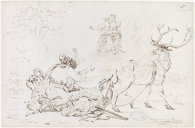 Väinämöinen e la fanciulla di Pohjola da Robert Wilhelm Ekman