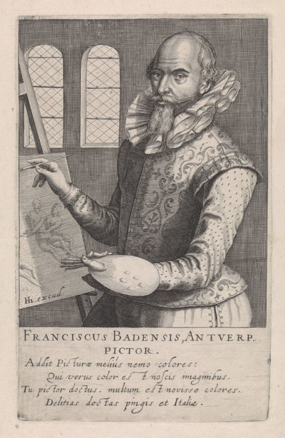 Ritratto di Frans Badens da Robert Willemsz de Baudous