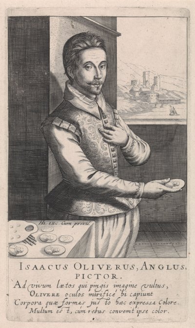 Ritratto di Isaac Oliver da Robert Willemsz de Baudous