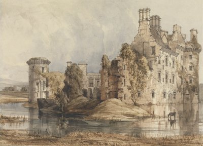 Castello di Caerlaverock (Vista generale) da Robert William Billings