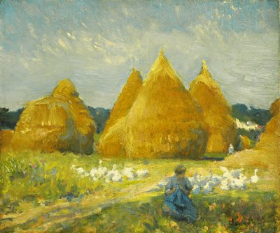 Raccolta di oche da Robert William Vonnoh