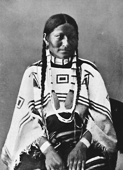 Una donna Sioux, 1912 da Robert Wilson Shufeldt