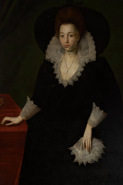 Frances Walsingham, moglie di Sir Philip Sidney, c.1570-1632 da Robert the Elder (attr. to) Peake