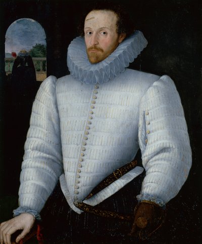 Ritratto di Sir Walter Raleigh da Robert the Elder Peake