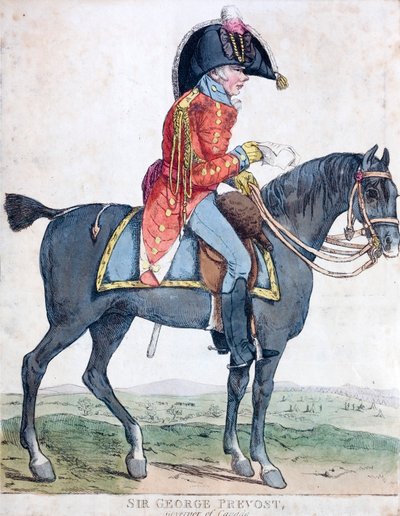 Sir George Prevost, soldato britannico e amministratore coloniale, Governatore Generale del Canada da Robert the younger Dighton