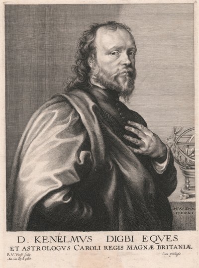 D. Kenelmus Digbi Eques, et Astrologus Caroli Regis Magnæ Britaniæ da Robert van Voerst