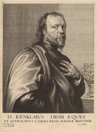 Sir Kenelm Digby da Robert van Voerst after Sir Anthony