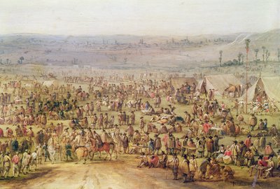 Accampamento militare (dettaglio) da Robert van den Hoecke