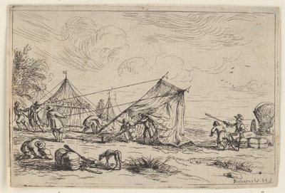 Montaggio di una tenda da Robert van den Hoecke