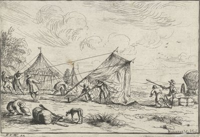 Montaggio di una tenda da Robert van den Hoecke