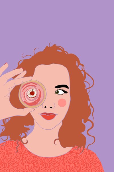 Faccia di cupcake, 2022 da Roberta Murray