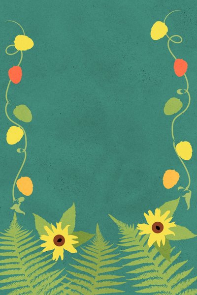 Girasoli e felci (2022) da Roberta Murray
