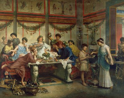 Una Festa Romana Saturnalia, Seconda Metà del XIX secolo da Roberto Bompiani