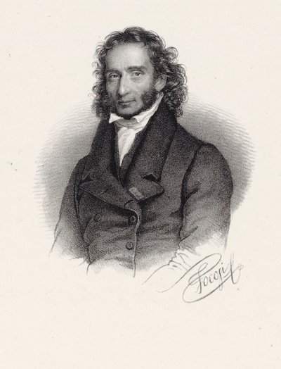 Ritratto di Niccolò Paganini da Roberto Focosi
