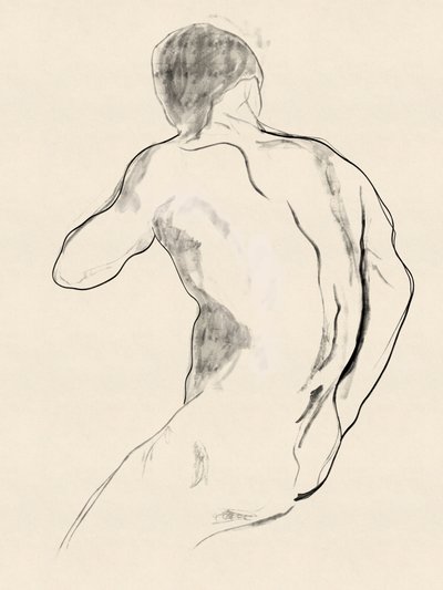 Studio di una potente figura maschile da Roberto Moro