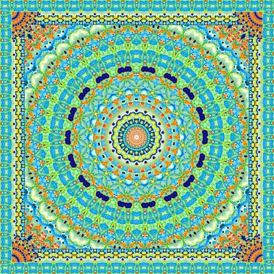 Piastrella della ruota dei pesci tropicali da Robyn Parker
