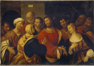 Cristo nella casa di Marta e Maria da Rocco Marconi