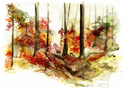 Viaggio alla scoperta delle onde nella foresta autunnale da RodMacIver