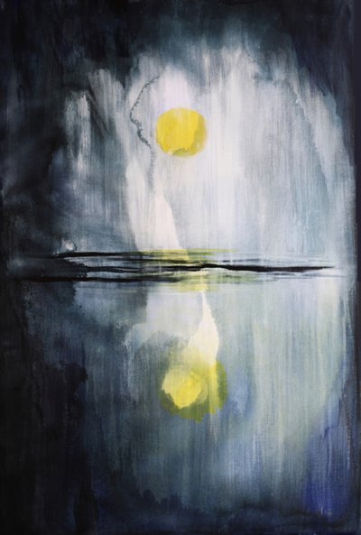 Riflesso della luna gialla da RodMacIver