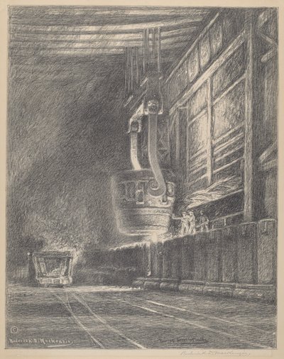 Colata di acciaio in stampi da Roderick D. MacKenzie