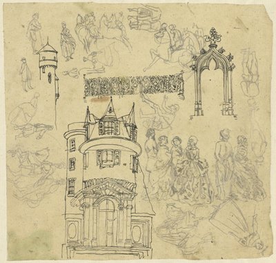 Architettura e figure da Rodolphe Bresdin